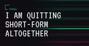 chad rising quitting short form video